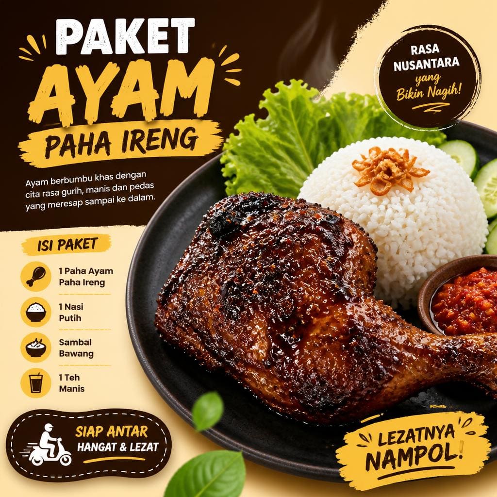 Paket Ayam Paha Ireng